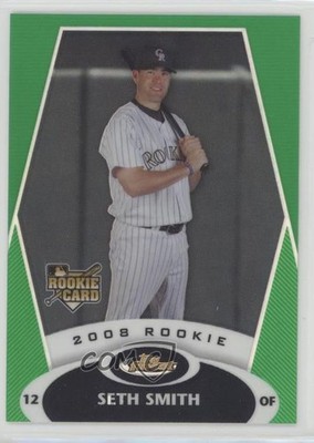 2008 Topps Finest Green Refractor 89/199 Seth Smith #139 0af