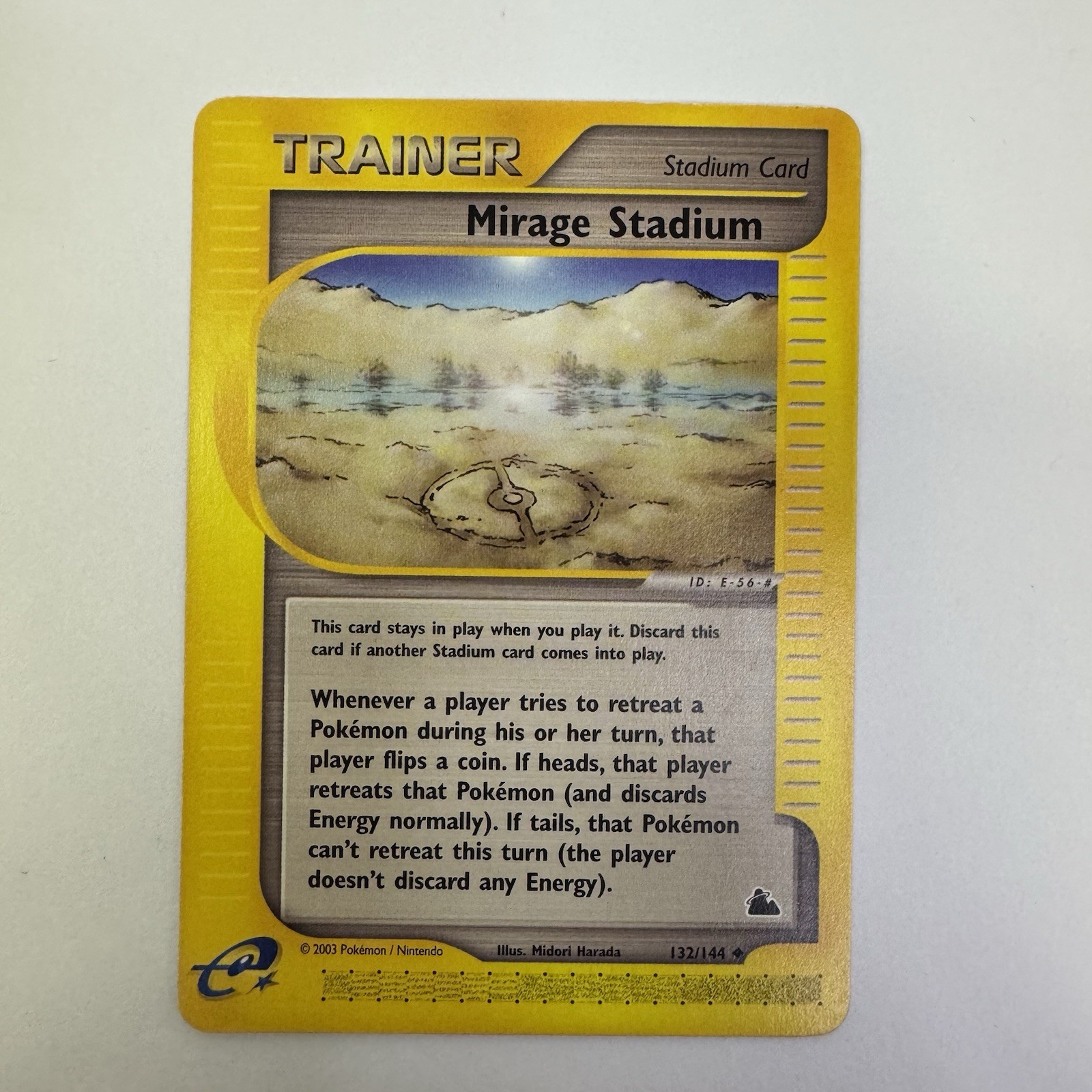 Pokemon Card - Mirage Stadium Skyridge 132/144 Uncommon Non-Holo
