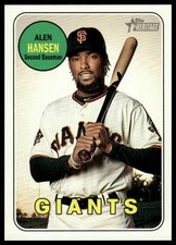 Alen Hanson 2018 Topps Heritage #575 San Francisco Giants