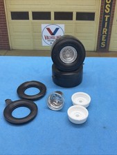 Nu Weld Draglite Drag Race Wheels W Plain Slicks Rvl 124 Search Lbr Model Parts