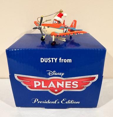 Disney Planes Dusty President's Edition Ornament Early Moments 2014 w/ Box EUC
