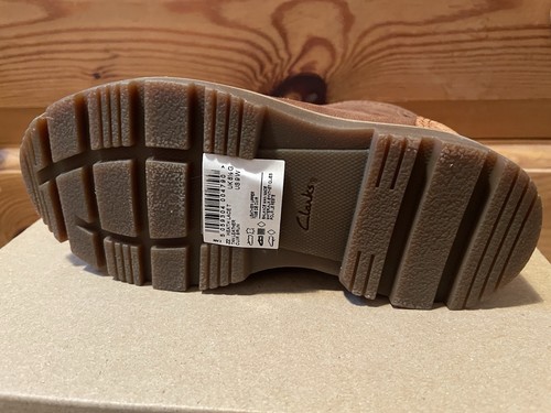 Clarks Boots Boys Casual Ankle Boots size 8.5 G Heath Lace New with box - Picture 7 of 21