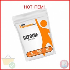 BulkSupplements.com Glycine Powder - Glycine Supplements, Amino Acid Supplement