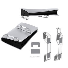 For PS5 Slim Disc Digital Edition Console Horizontal Accessory Stand Holder Part