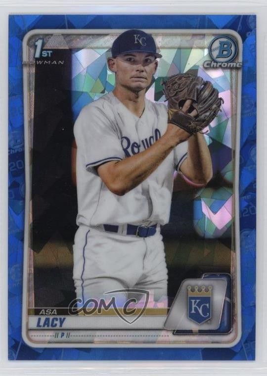 2020 Bowman Chrome Draft Sapphire Edition Asa Lacy #BD-88 7u1