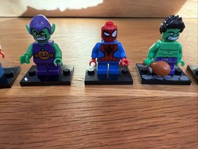 LEGO Marvel Minifigs Sets 76064 76065 76066 Spider Man Hulk Captain America