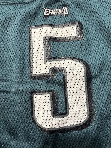 VTG Philadelphia Eagles Jersey Kids Large #5 McNabb On Field Reebok new cond!!! - Picture 3 of 6