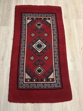 Hand-knotted Vintage Tribal Rug (173cm x 90cm)