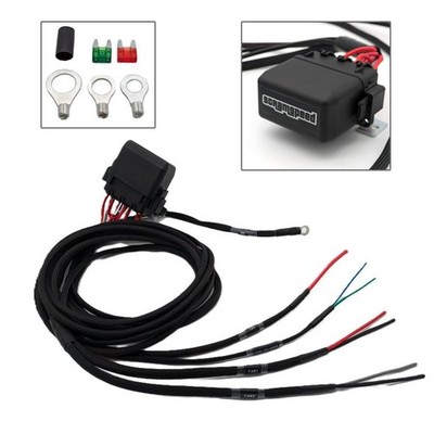 E-Z Install Dual Electric Fan Relay Wiring Harness - ground/PCM Trigger
