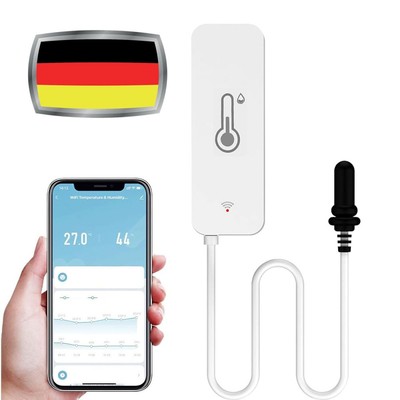 WiFi Thermometer Hygrometer Innen Smart Wlan APP Kontrolle Temperatursensor