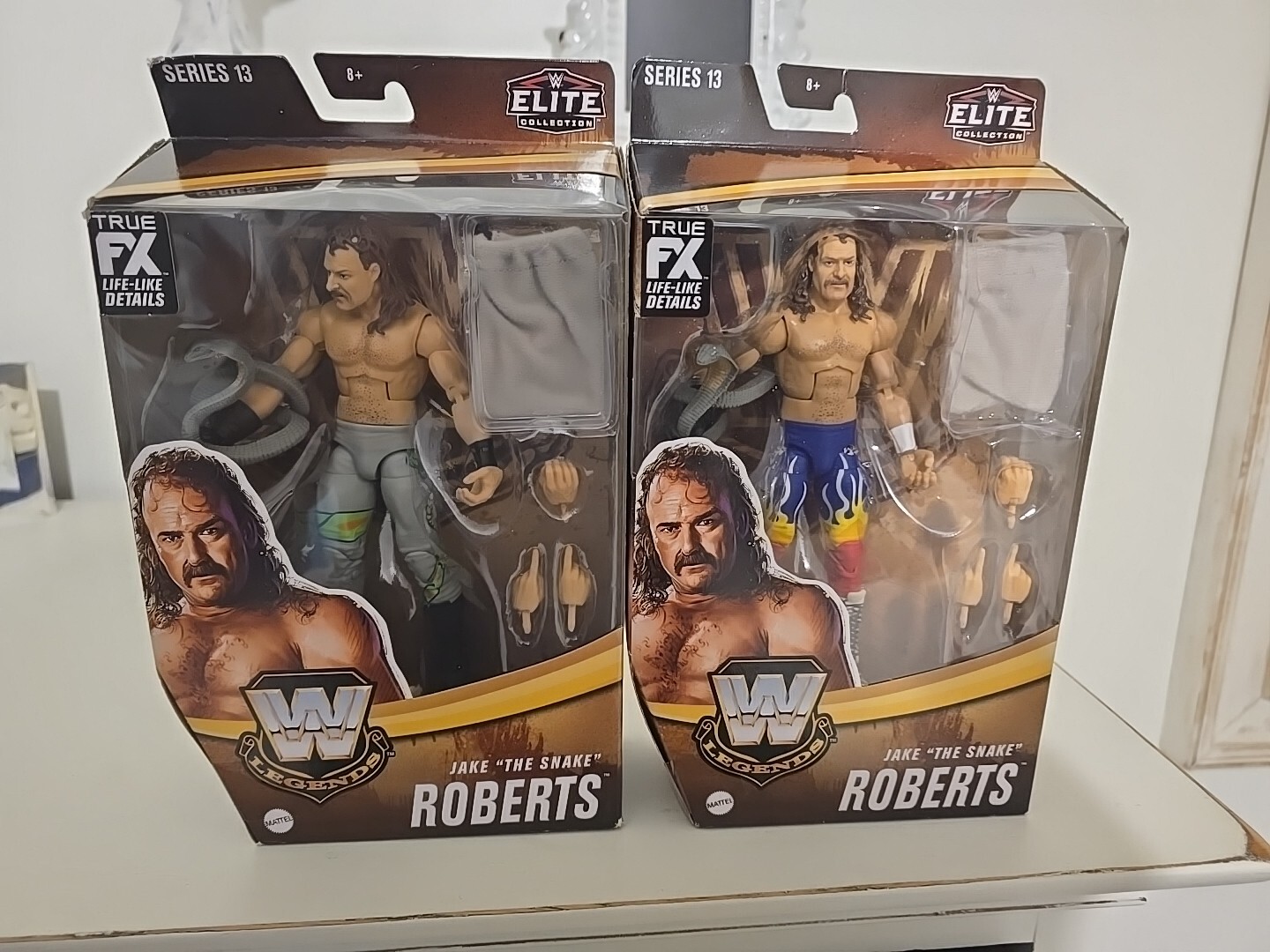 Wwe Elite Legends Series 13 Jake Roberts Lot