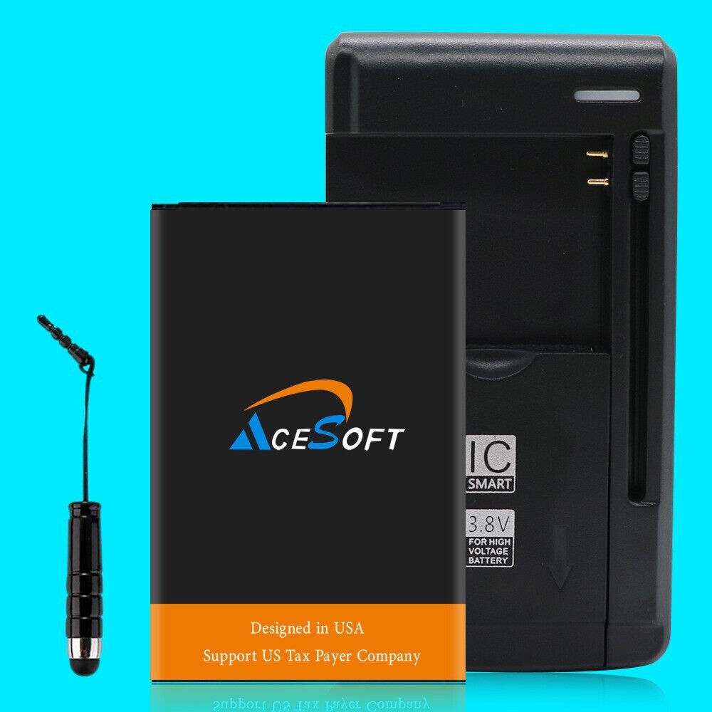 AceSoft 2070mAh Rechargeable Battery Desktop Charger for LG Rebel LTE ...