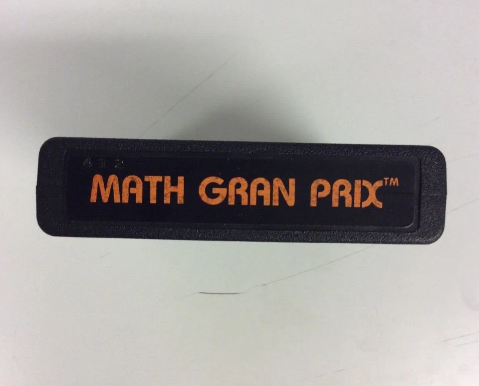 Math Gran Prix (Atari 2600, 1982) Authentic Cartridge Only - Image 4 of 4