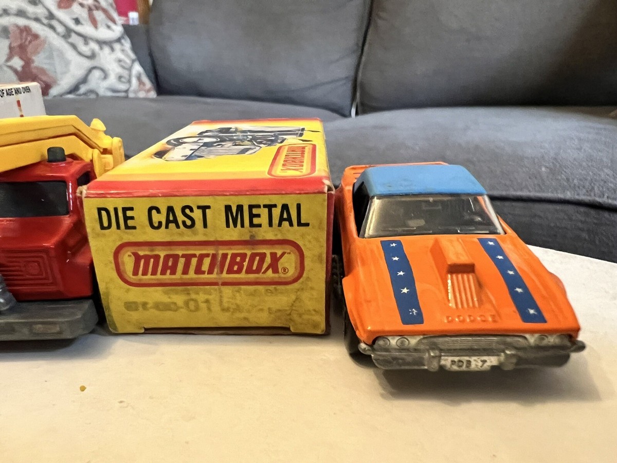 Lot 8 vintage MATCHBOX LESNEY cars w box 1972, 1975/77/79/81