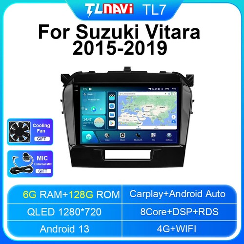 Car Multimedia Player For Suzuki Vitara Radio GPS Navigation Navigator Carplay - Picture 29 of 32