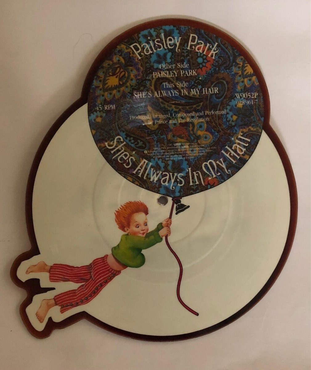 PRINCE & THE REVOLUTION PAISLEY PARK SHAPED PICTURE DISC VINYL