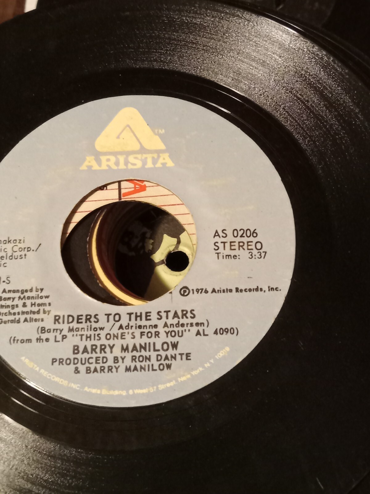 Barry Manilow   This One's For You   45