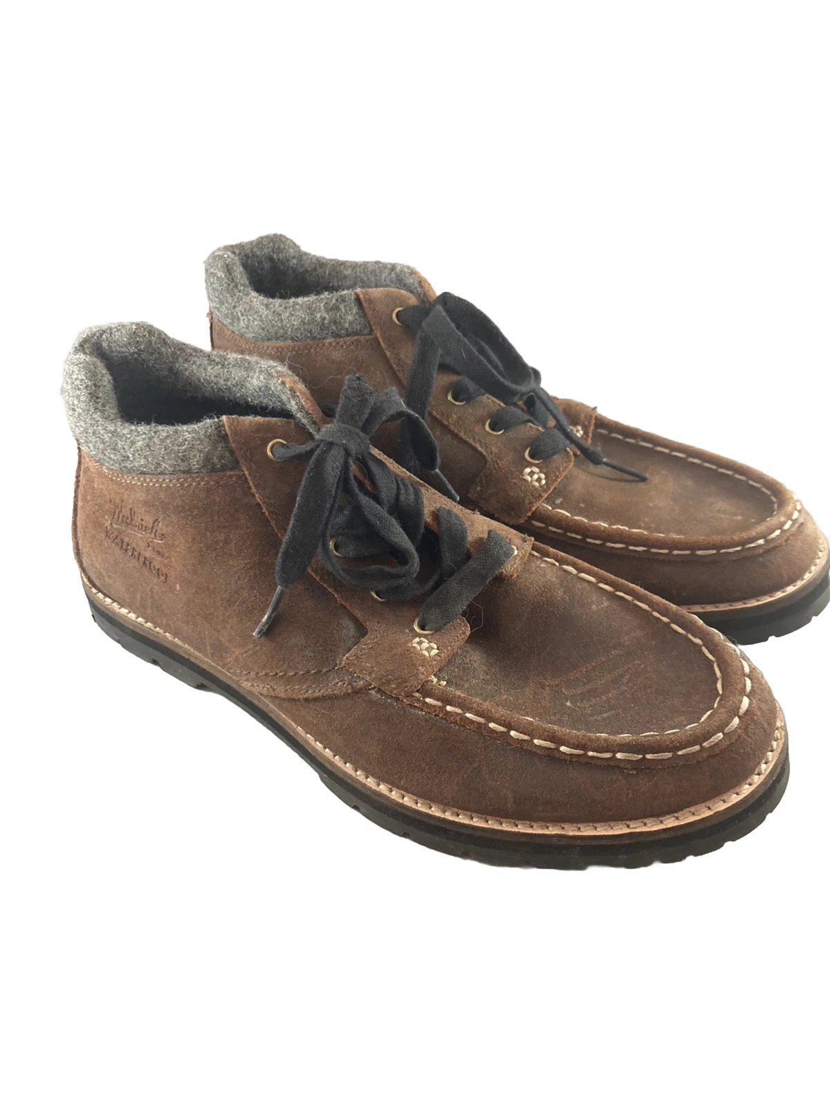 WOOLRICH waterproof boots Mens 8.5 US suede leather EXPLORER hiking Comfort