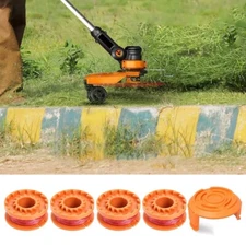 For WORX WG150E WA0004 4pcs Replacement Spool And Line + Cap For Grass Trimmer