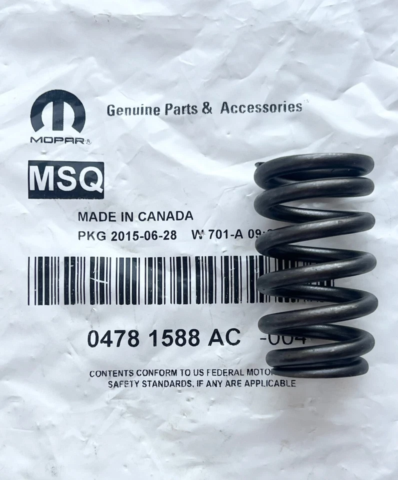 (12) VÁLVULA DE MOTOR RESORTES TOWN & COUNTRY GRAND CARAVANA WRANGLER OEM MOPAR NUEVO Foto 2 de 3