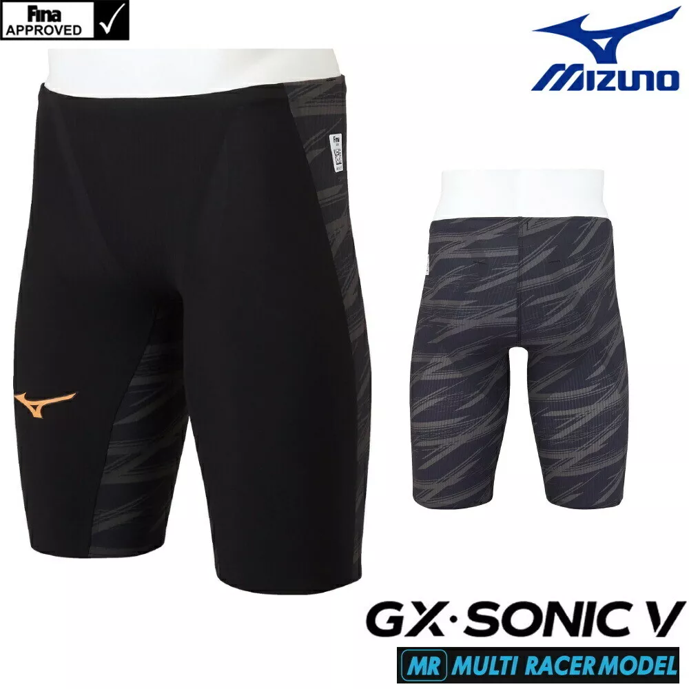 MIZUNO Men Swimsuit GX SONIC V 5 MR Multi Racer Black FINA Swim