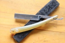 Antique Wade and Butcher Straight Razor w/ Coffin Box