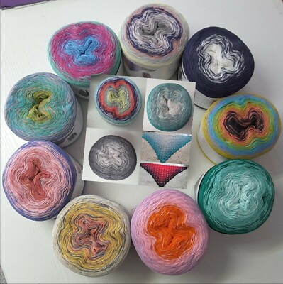 Rico Design creative cotton degrade 200g print Super 6 Bobbel 