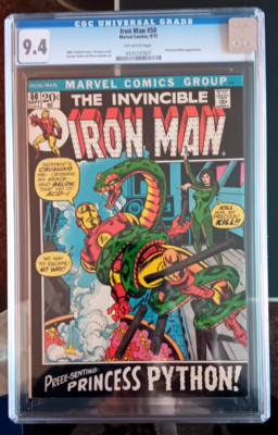 Iron Man #50 CGC 9.4 Princess Python App! Bronze Age Marvel Comic 1972!