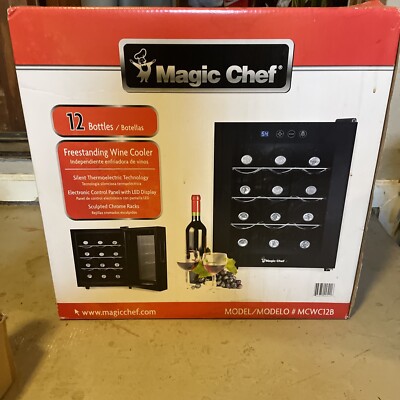 Wine Cooler Magic Chef freestanding 12 bottle capacity - Main Image