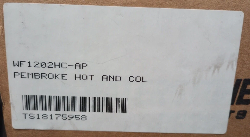 Waterstone 1202HC Pembroke Grifo Filtración Frío y Caliente Cromo Satinado Foto 4 de 4