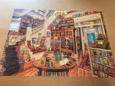 Fantasy Bookshop - Ravensburger -  1000 piece Jigsaw - Complete