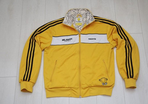 Rare Adidas Adicolor G4 Jacket Size M - Mr.Happy Limited Edition Muppets yellow