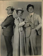 Press Photo Actor Hal March With Man & Woman - sap57554
