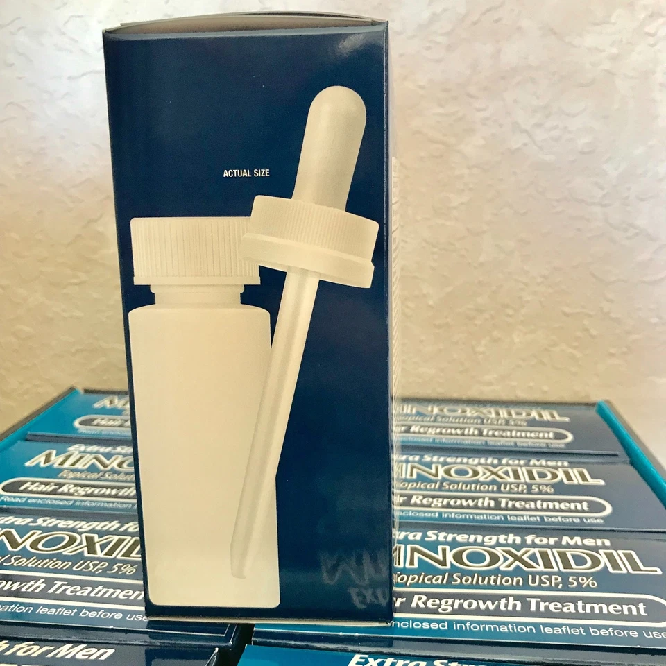 Kirkland Minoxidil 5% Hair Regrowth Solution Extra Strength Men 6 Month Supply  - Image 4 of 4