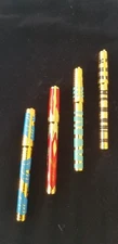 ST DUPONT LES ELEMENTS 4 PEN SET: NEW AND ALL 4 MATCHING NUMBERS 