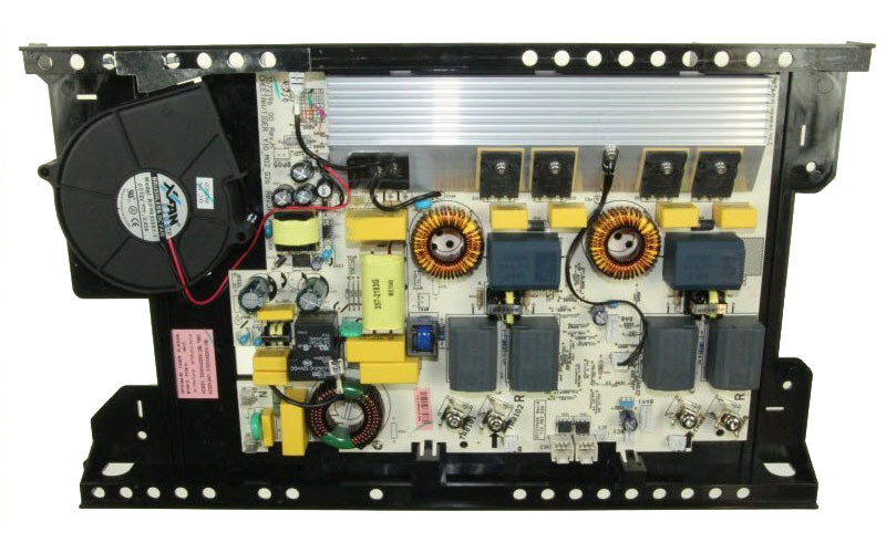 Module induction droit Electrolux 357218412 commande double foyer stable