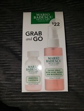 Mario Badescu Grab and Go Set Drying Lotion Facial Spray With Aloe New