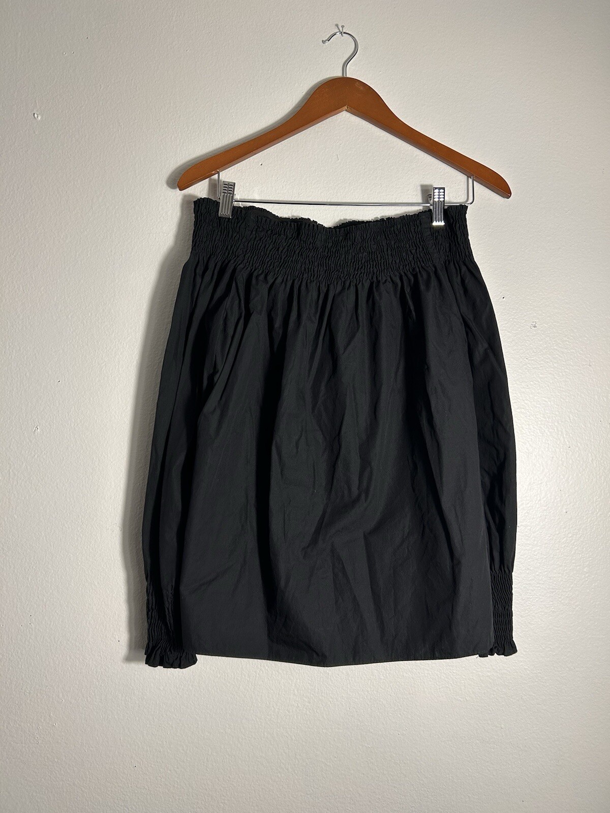 Zara Basic Collection Black Off The Shoulder Blou… - image 12