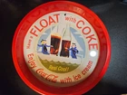 Collectors Coke Metal Tray Coca Cola Lic. Serving Home Vintage Look Float Ad