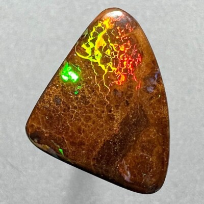 Color-Filled Veins * 9ct Natural Australian Solid Matrix Boulder Opal * Video