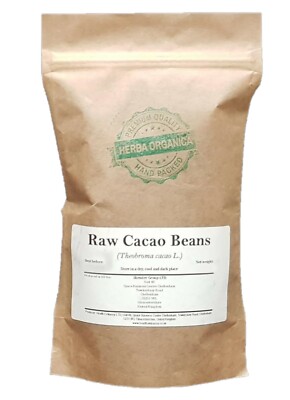 Rohe Kakaobohnen | Theobroma cacao L | gentechnikfreie ganze Bohnen # Herba Organica #