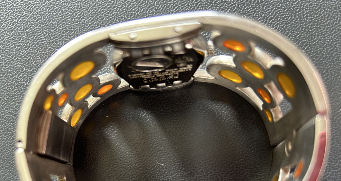 Ladies Irony Stainless Steel Swatch Watch Bangle image 5
