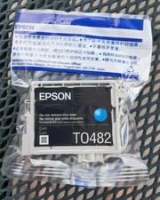 NEW SEALED Epson Cyan Ink Cartridge T0482 GENUINE OEM no retail box