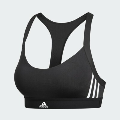 adidas Performance All Me 3S Sport BH Damen Schwarz Training, Jogging, Fitness