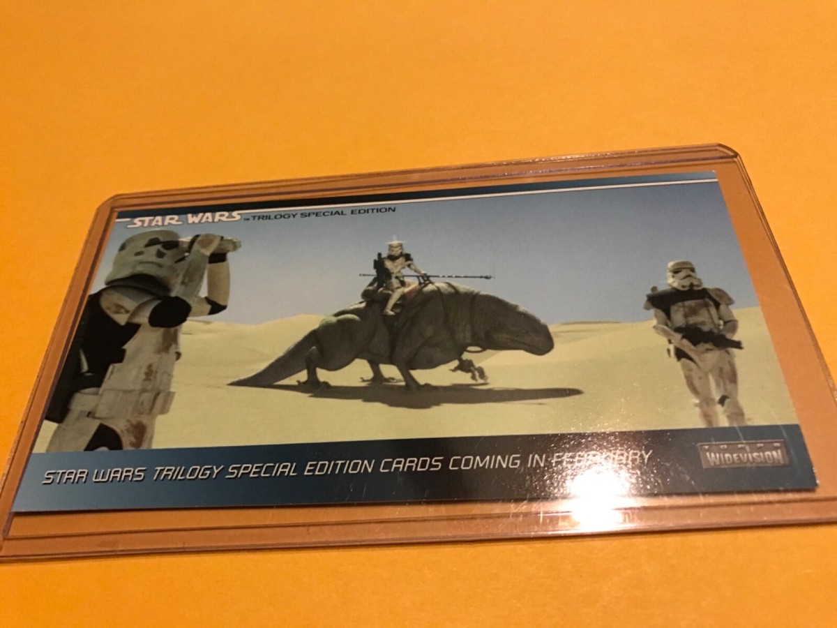 STAR WARS Trilogy Special P1 Promo card; 1995 Widevision Nm/Mt 