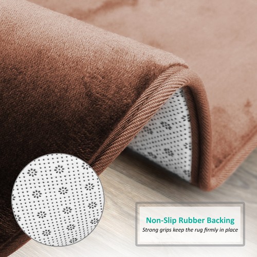 3PC Bathroom Rug Memory Foam Bath Mat Set - Small Large and Contour Bath Rugs - Picture 82 of 175