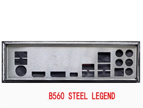 Shield I/O IO Backplate For ASRock B560 STEEL LEGEND Motherboard