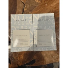 NuFace Prep n Glow dual sided cleansing cloths set of 2 packs