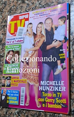 DIPIU' TV 35 2005-Gerry Scotti-Hunziker-A.Cupo-Ausstellung-Aiello-Bulla-Rita Forte