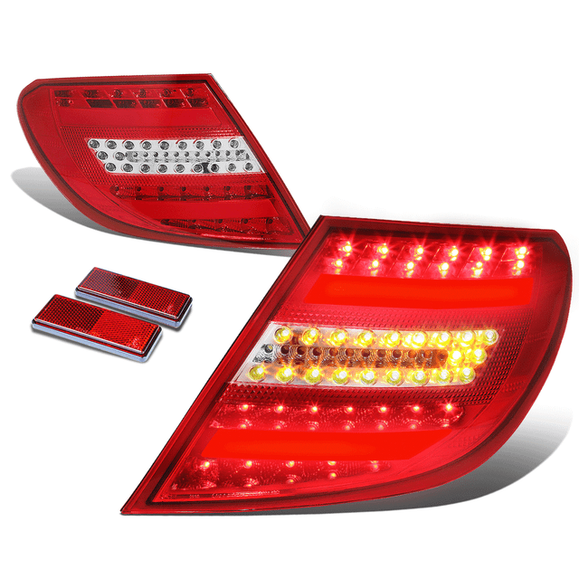 For 20082011 MercedesBenz C250 C300 C350 W204 Full LED Tail Brake